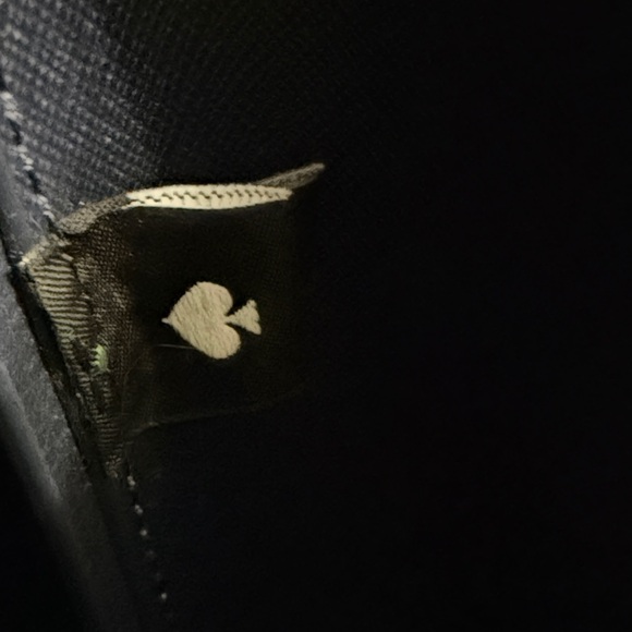 Kate Spade Navy and White Dog Tote Bag and Detachable Zip Bag - Picture 16 of 16